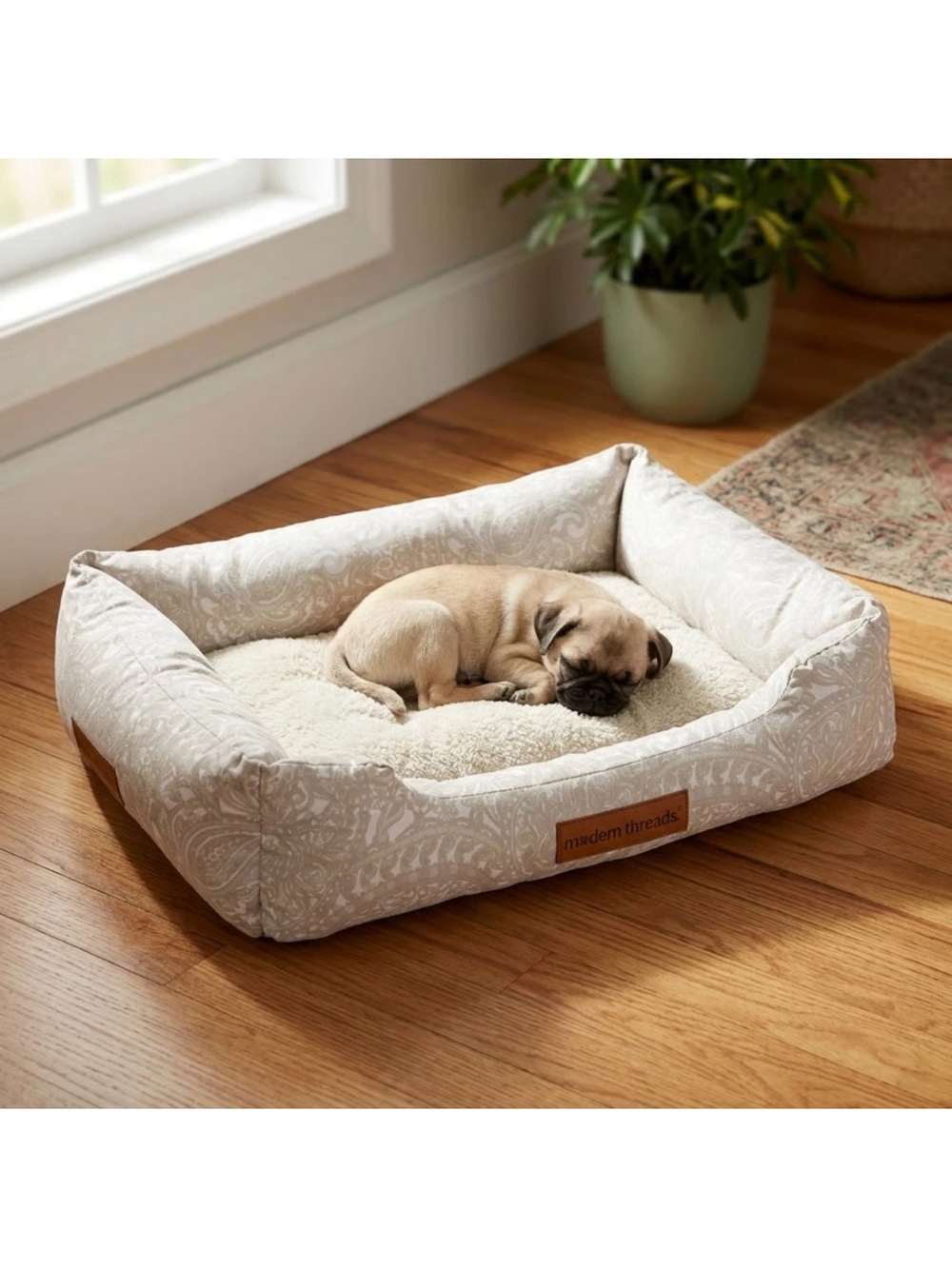 Cozy Cuddler Plush Small Pet Bed - Picture 12 of 12